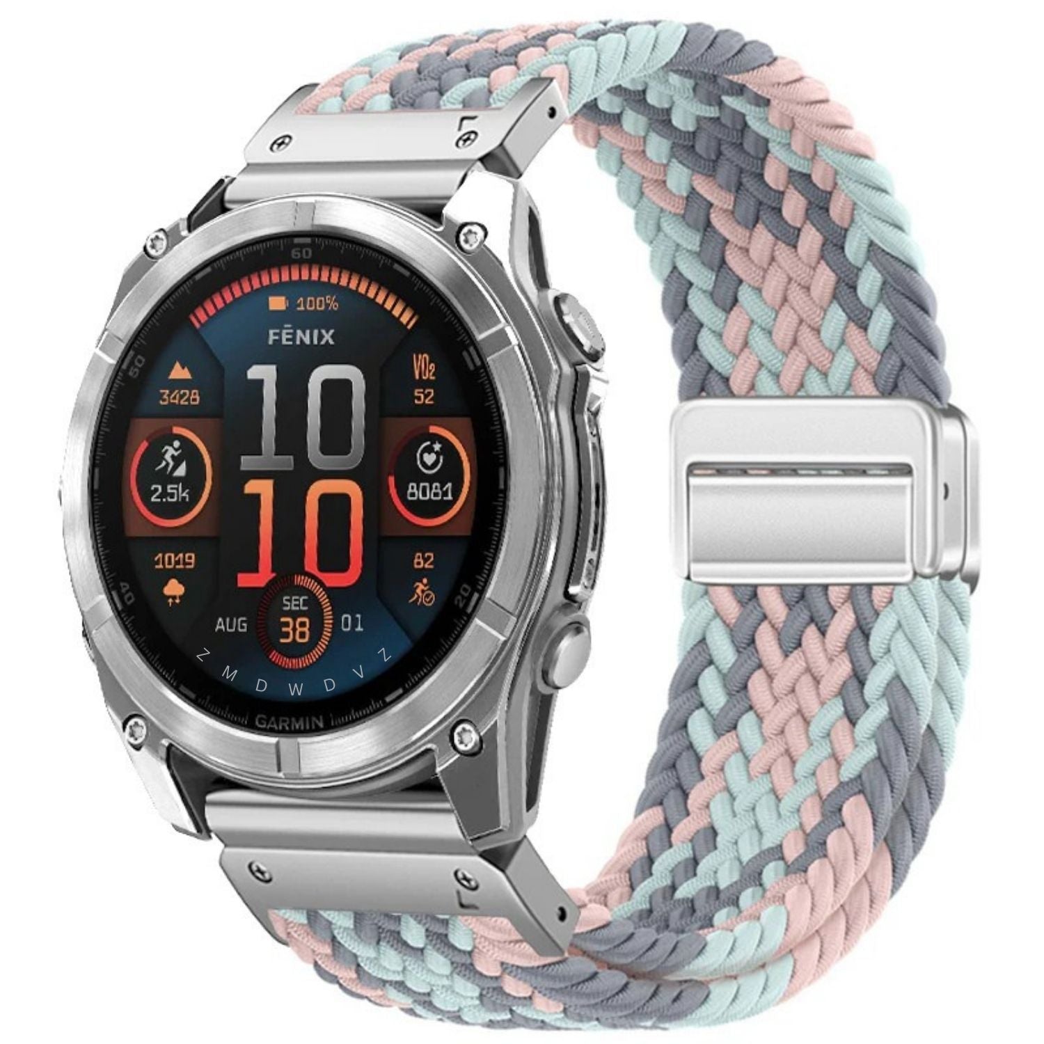 Magnetische nylon band met gesp voor Garmin