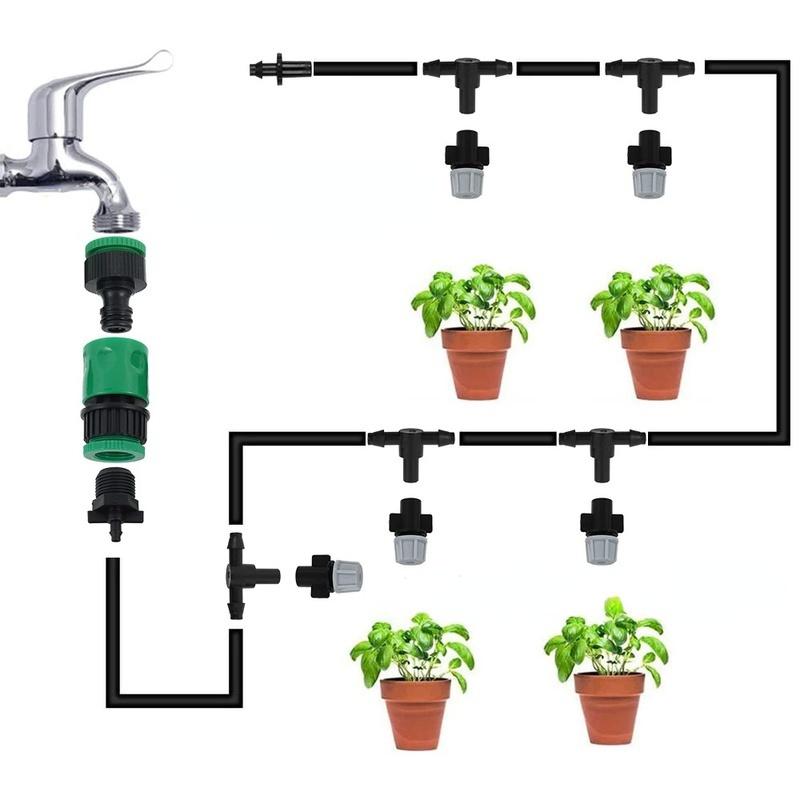 AquaGrow - Irrigatie sproei systeem - 10M DIY Druppel en Mist Set