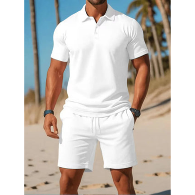 Zomer set - Luxe Polo en Shorts Set - Ashford