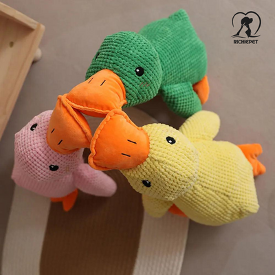 SoundBuddy - Enten Plüsch-Hundespielzeug