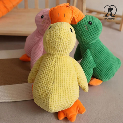 SoundBuddy - Enten Plüsch-Hundespielzeug