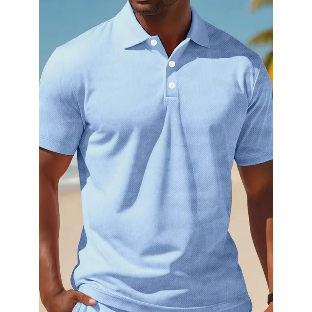 Zomer set - Luxe Polo en Shorts Set - Ashford