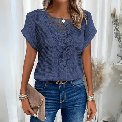 Elegant Top med Blonder til Damer