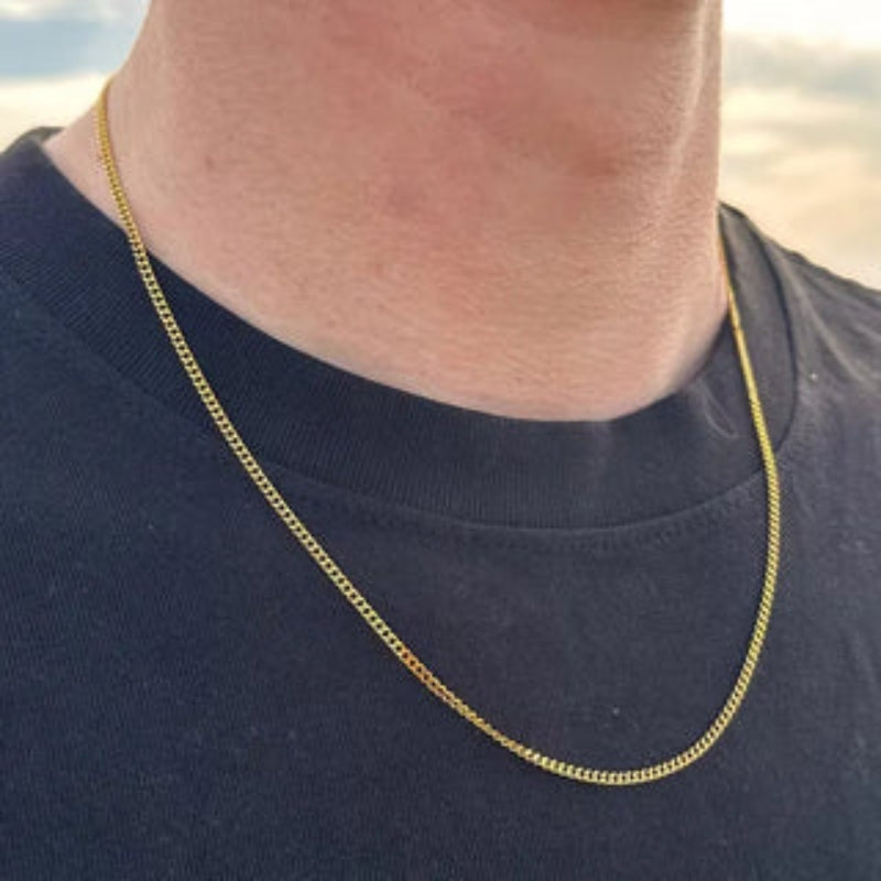Gouden Ketting - Minimalistische Schakelketting - Auroven