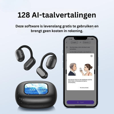 Vertaler - AI Vertaal Oordopjes met Realtime Spraakvertaling - LinguaFlow