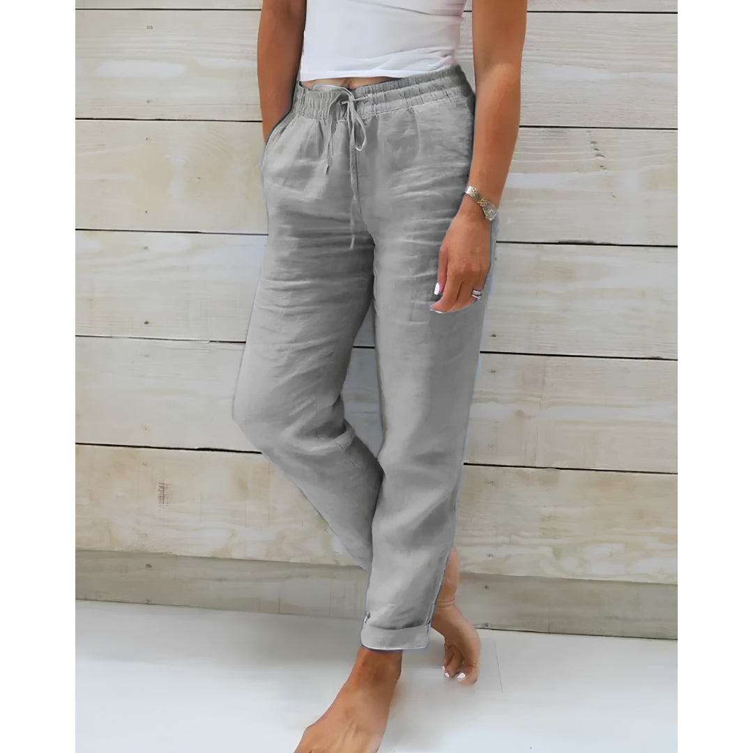 Linnen broek voor dames - Clara