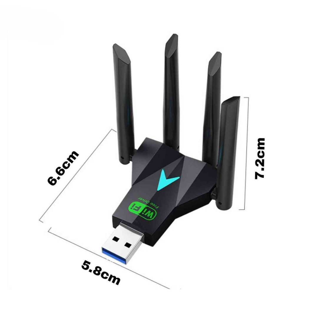 Wifi Adapter - Dual-Band USB Wifi Ontvanger - AeroLink