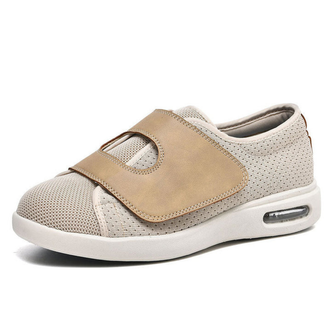 Diabetes-Schuhe - Extra breite Komfort-Sneaker mit Klettverschluss