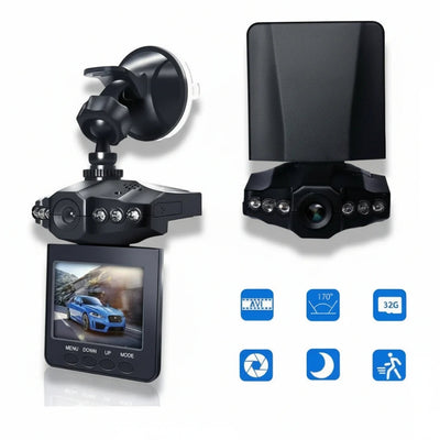 Dashcam - Autocamera met Nachtzicht en Parkeerbewaking - VisionDrive