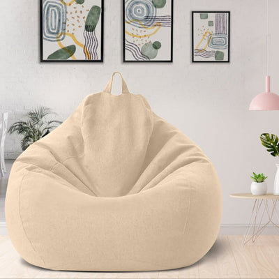 MYHOME® - Linnen Zitzak - Ergonomisch, Stijlvol en Comfortabel