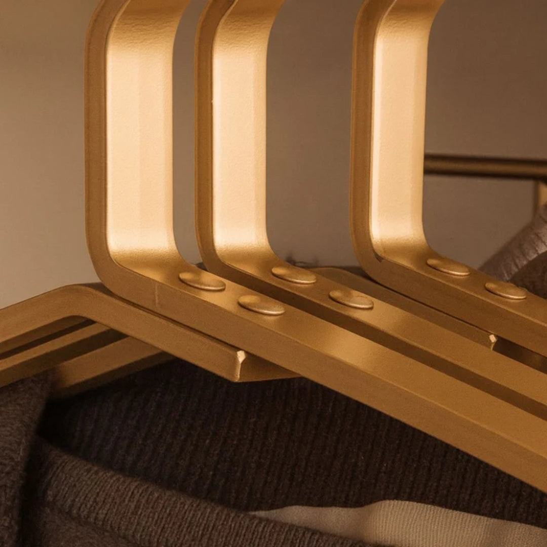 Elegant - Aluminium Slimline Kledinghangers (4 Stuks)