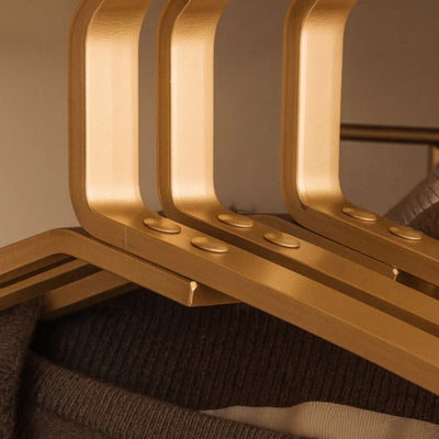 Elegant - Aluminium Slimline Kledinghangers (4 Stuks)