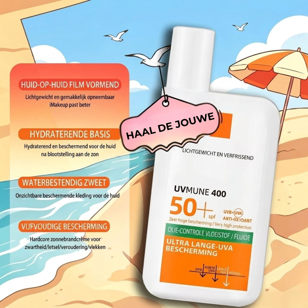 Zonnebrand - Lichte SPF50+ Zonbescherming