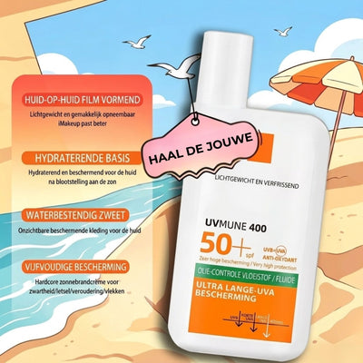 Zonnebrand - Lichte SPF50+ Zonbescherming