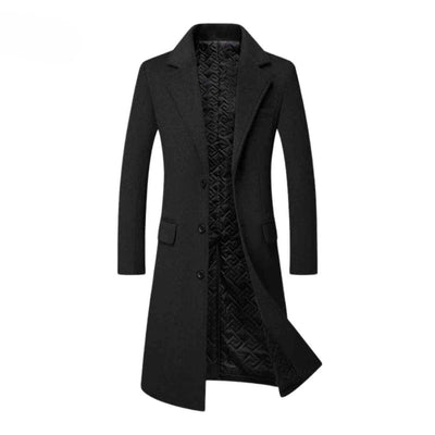 Wol Trench Coat - Klassieke Britse Lange Winterjas - Ashford
