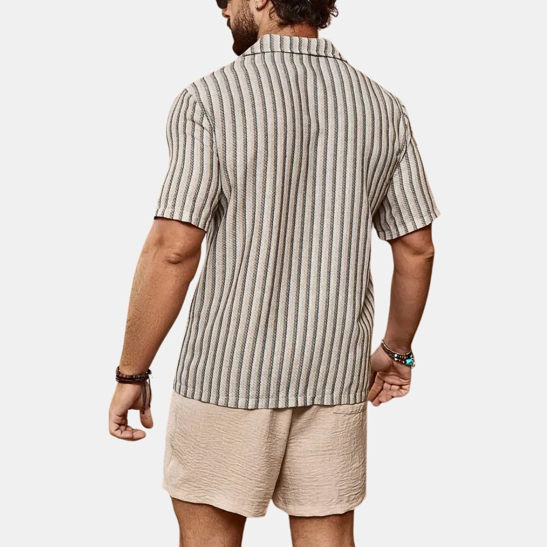 Gestreepte Zomer Set Voor Mannen - Seaside