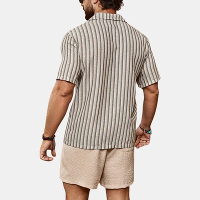 Gestreepte Zomer Set Voor Mannen - Seaside
