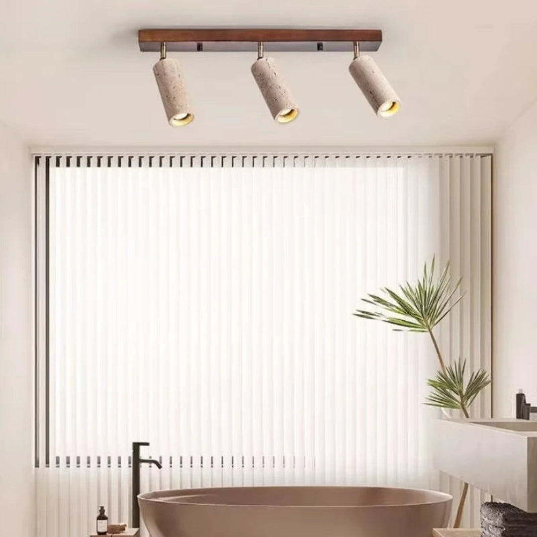 Plafondlamp - Travertin 3-Lichts LED Spot