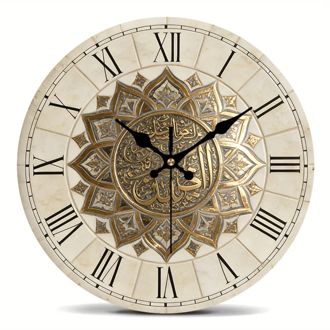 MYHOME® - Retro Houten Wandklok met Romeinse Cijfers