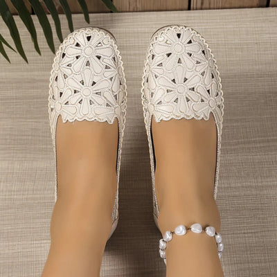Ballerinas - Orthopedische Instappers met Opengewerkt Design