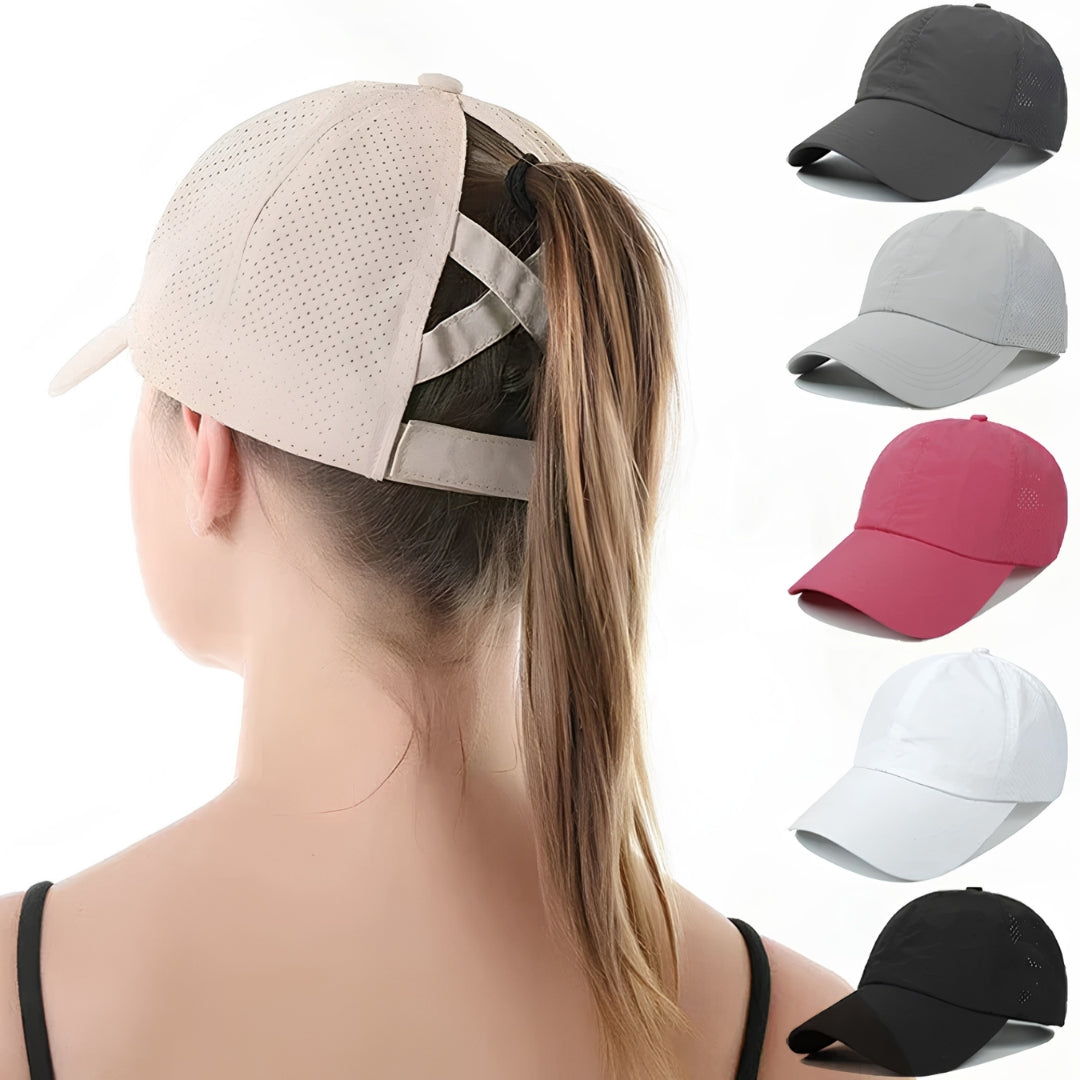 Unisex mesh baseball pet met verstelbare pasvorm