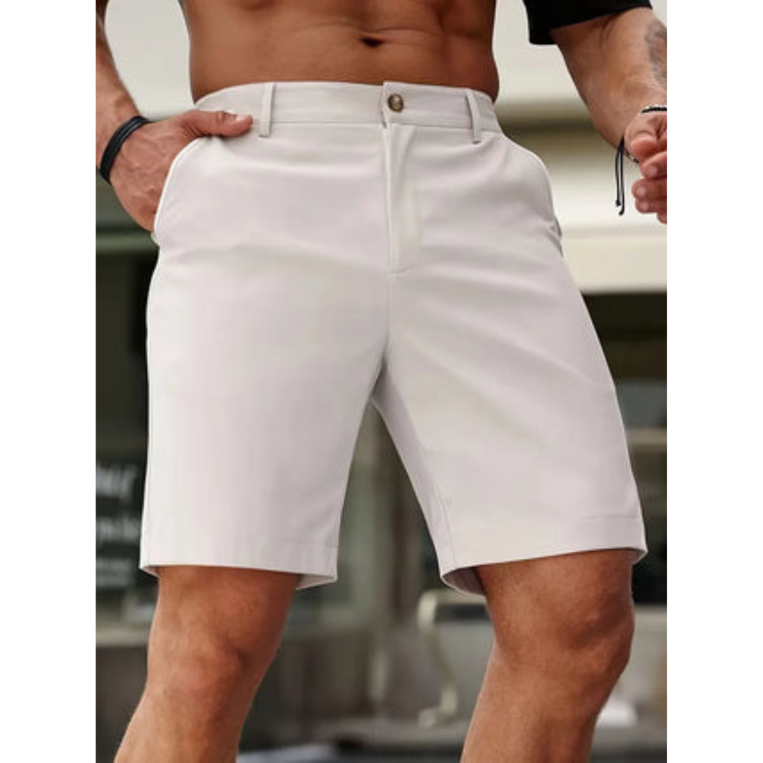 Casual Shorts met Knopen en Zakken - UrbanBreeze