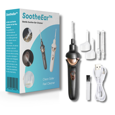 Oorreiniger met zachte zuigkracht