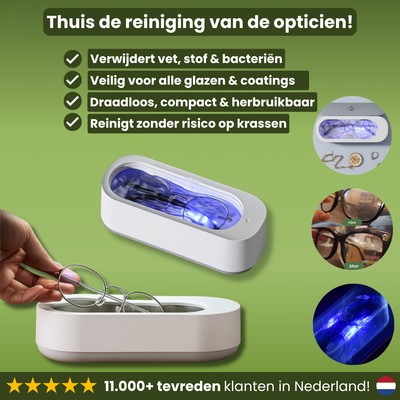 Clears® - Ultrasone Brillenreiniger