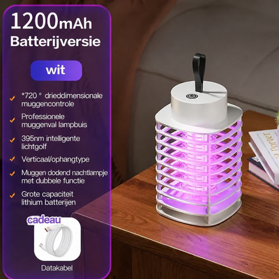 Muggenlamp - elektrisch met UV licht en stille werking