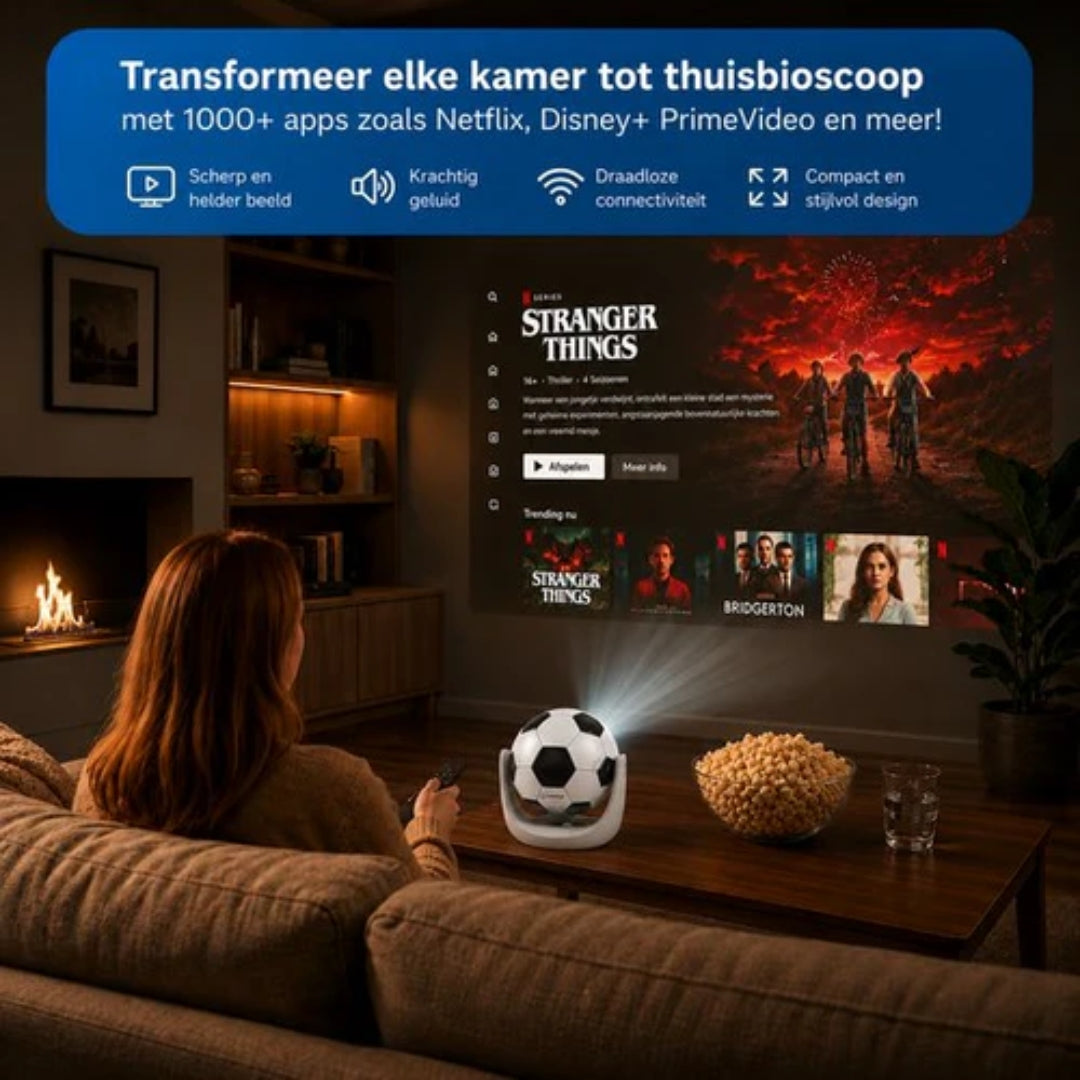 VisionBall - Smart Mini Beamer mit WiFi & Bluetooth
