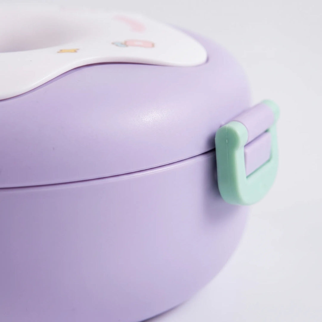 Lunch Box - Donutontwerp met 3 Vakken