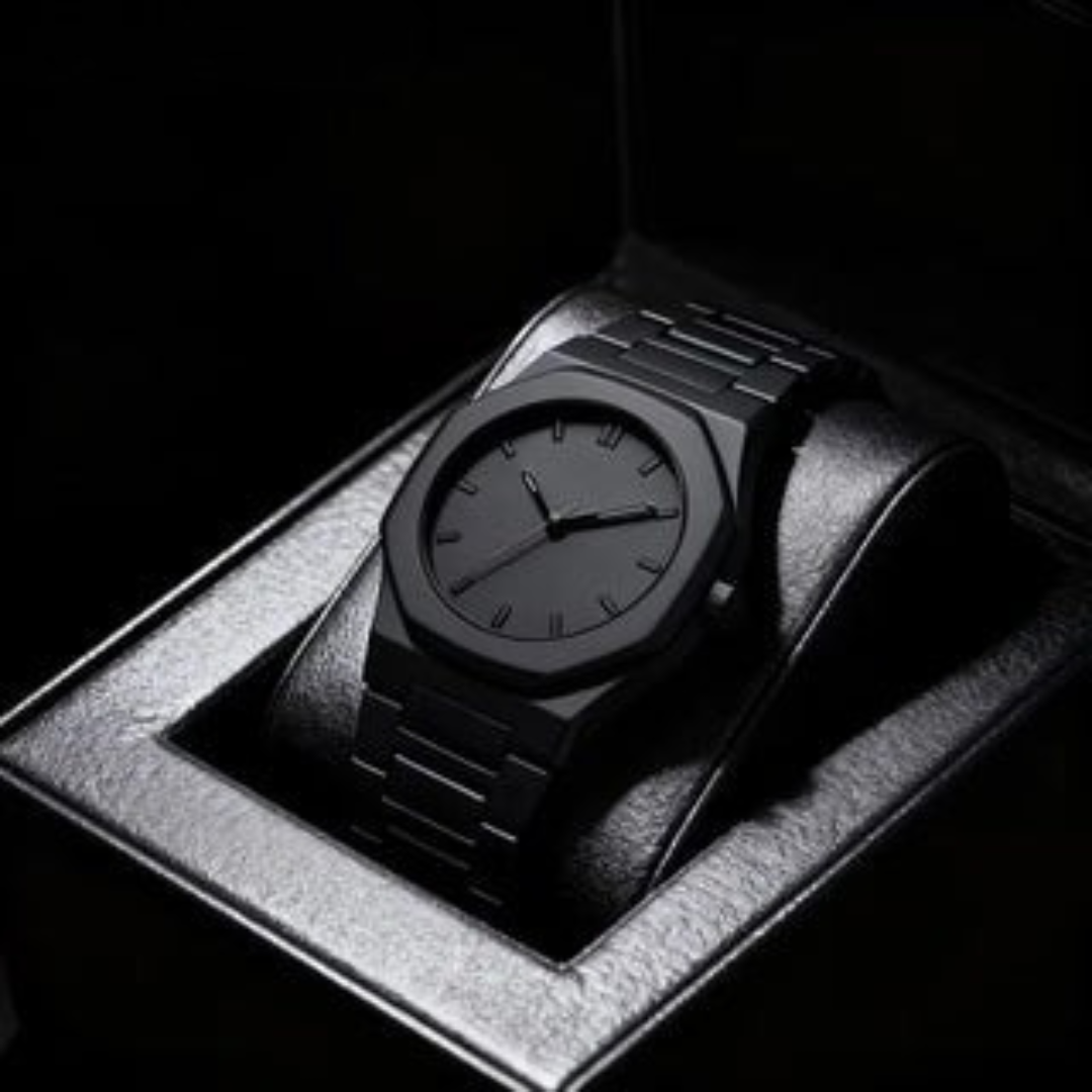 Minimalistisch Analoge Horloge met Ronde Wijzerplaat - Chronelle