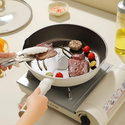 Roestvrijstalen Pan - PFOA-vrije Koekenpan voor Gezond Koken