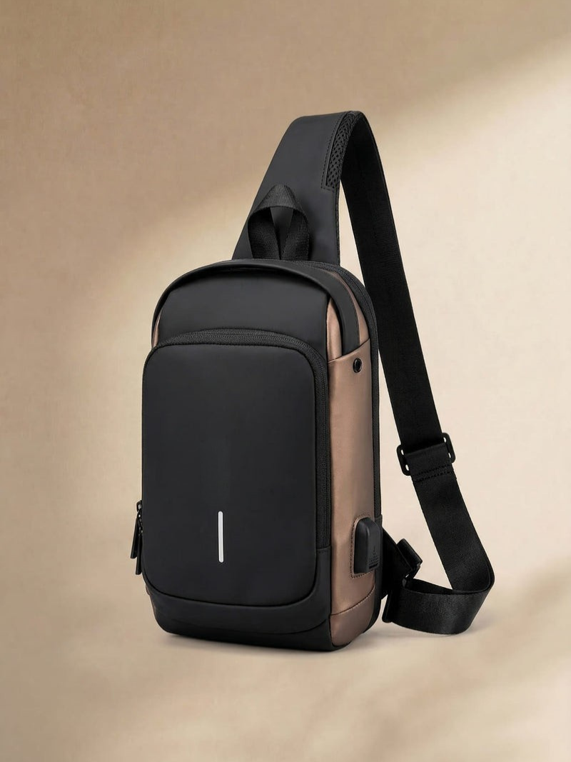 Schoudertas - Waterdicht Design met USB Oplaadpoort - UrbanVault