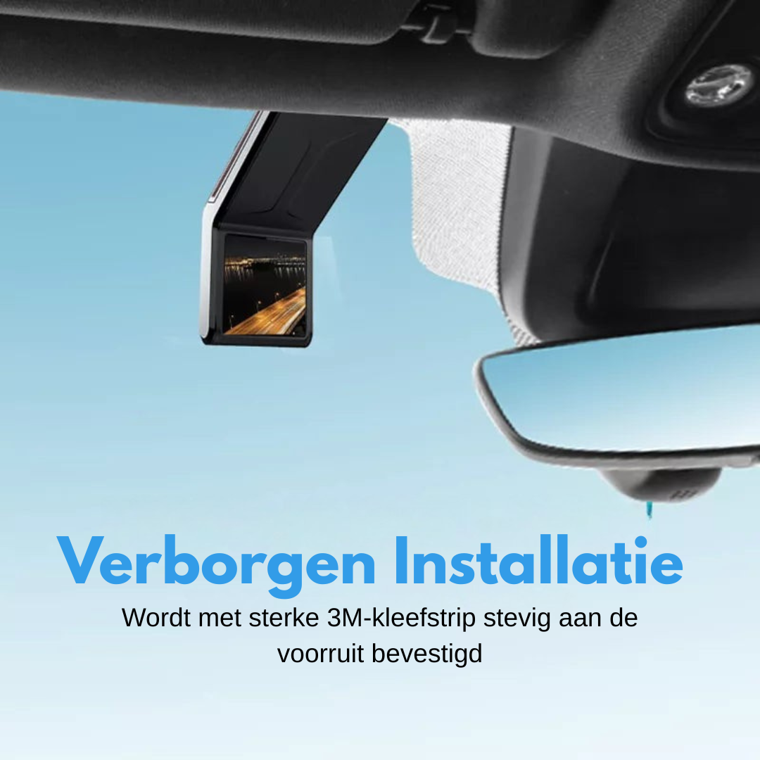 Dashcam - 4K Dual Camera met Nachtzicht en Parkeerbewaking - DriveGuard