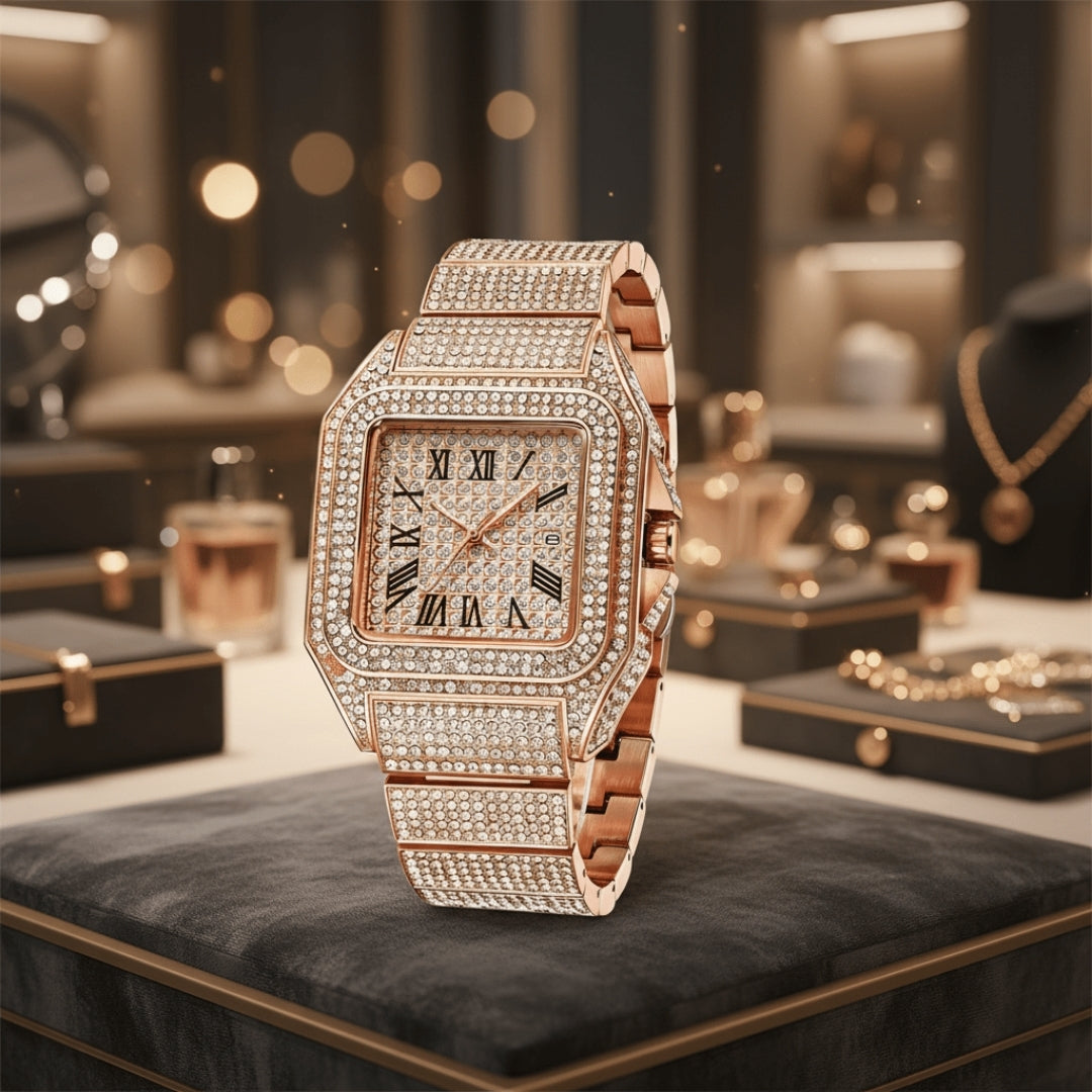 Dames Horloge - Elegant Vierkant Design