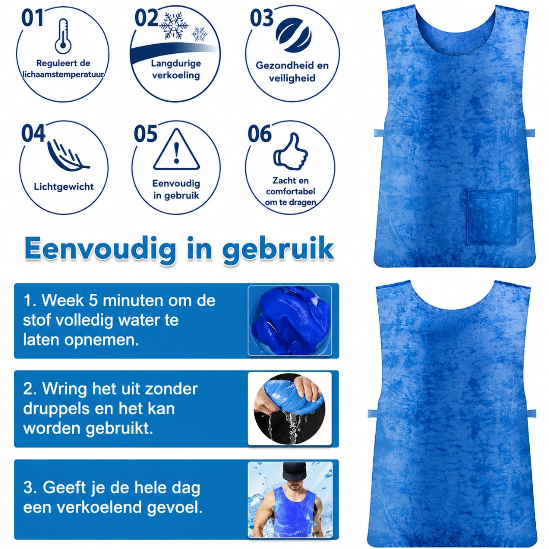 Koelvest - Verkoelend Vest Voor Warme Dagen
