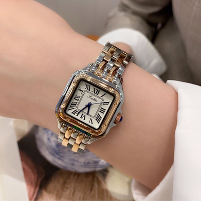 Dames Horloge - Elegante Vierkante Design - Veloura