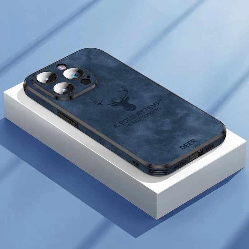 iPhone Hoesje - Luxe Lederen Beschermhoes - Norvello