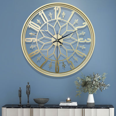 MYHOME® - Moderne Scandinavische Wandklok Van Metaal