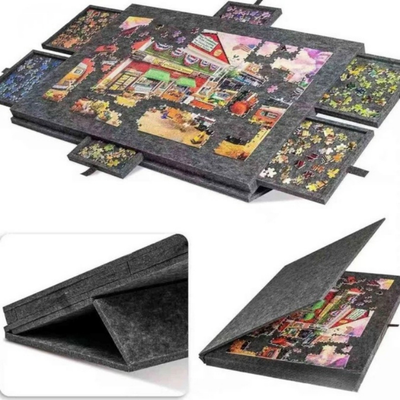 Puzzle - Plateau pliant pour puzzle avec système de rangement