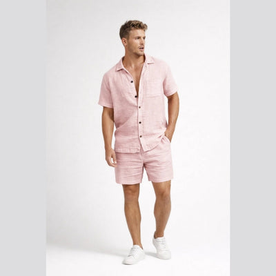 Ravellox - Zomer Set voor Mannen - Tweedelig met Knoopsluiting