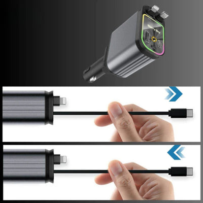AutoCharge - 4-in-1 Snellader met RGB Sterrenhemel