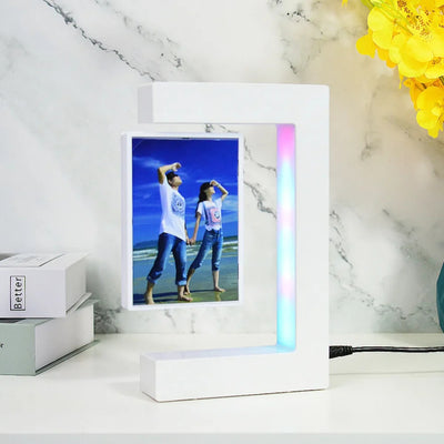 Magnetisch Zwevende Fotolijst - Zwevend Design Met LED Sfeerverlichting