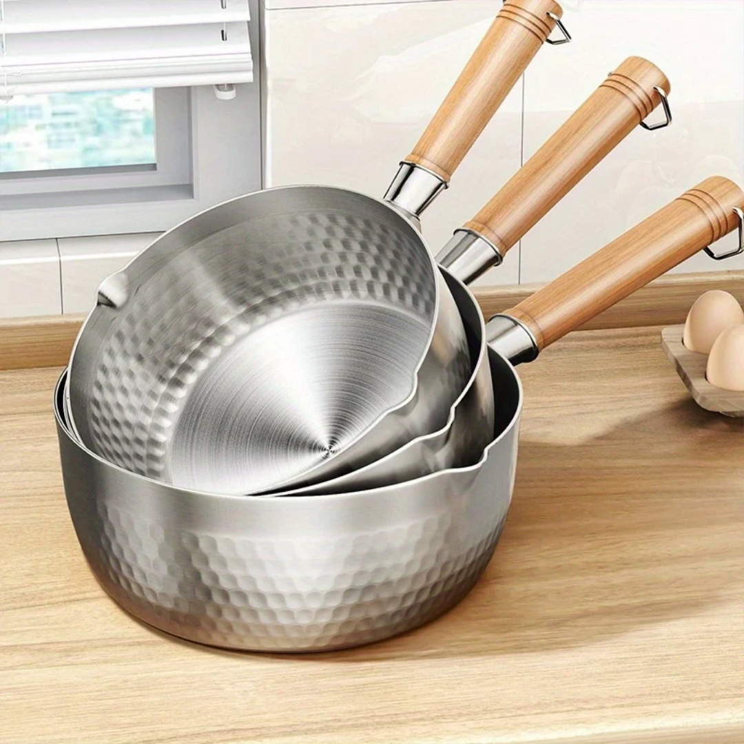 Roestvrijstalen pan - Elegante Koekenpan voor Dagelijks Koken