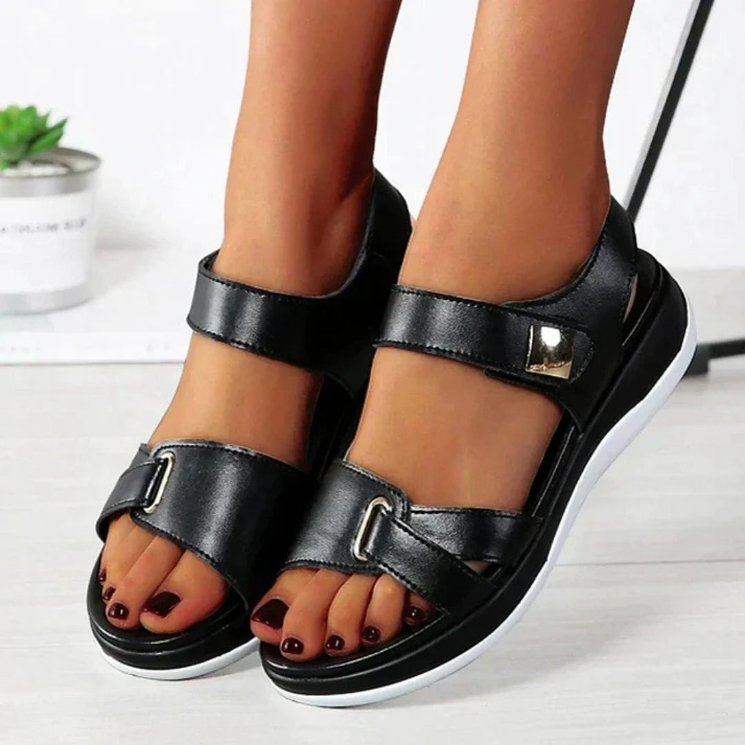 Orthopedische Damessandalen met Trendy Pasvorm - ComfortAura