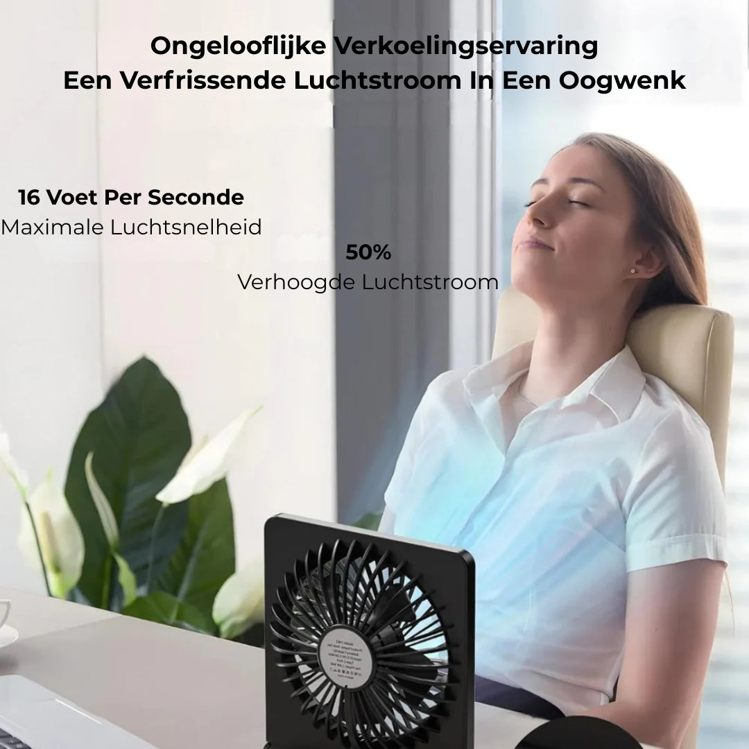 USB Ventilator - Stille Bureauventilator Met Krachtige Koeling
