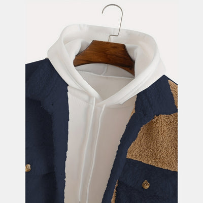 Contrasterende Fleece Jack - Omkeerbare Winterjas - Norvex