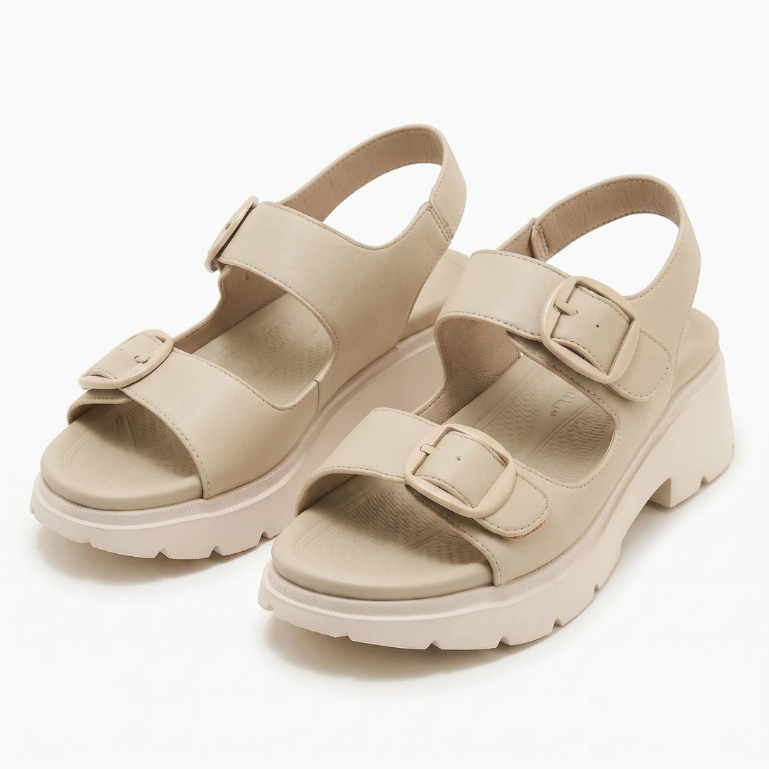 Sandalen Dames - Chunky Plateauzool