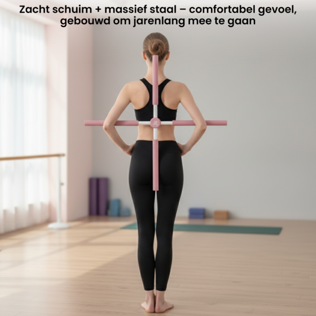 Bâton de yoga - Correction de la posture et soutien du dos